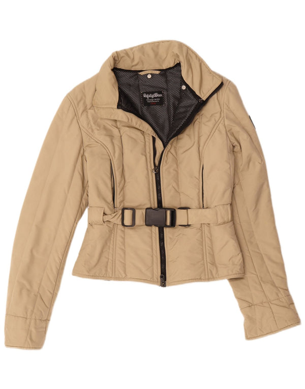 Refrigiwear Womens Padded Jacket UK 16 Large Beige