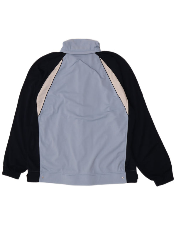 Champion Mens Tracksuit Top Jacket Large Blue Colourblock Polyester