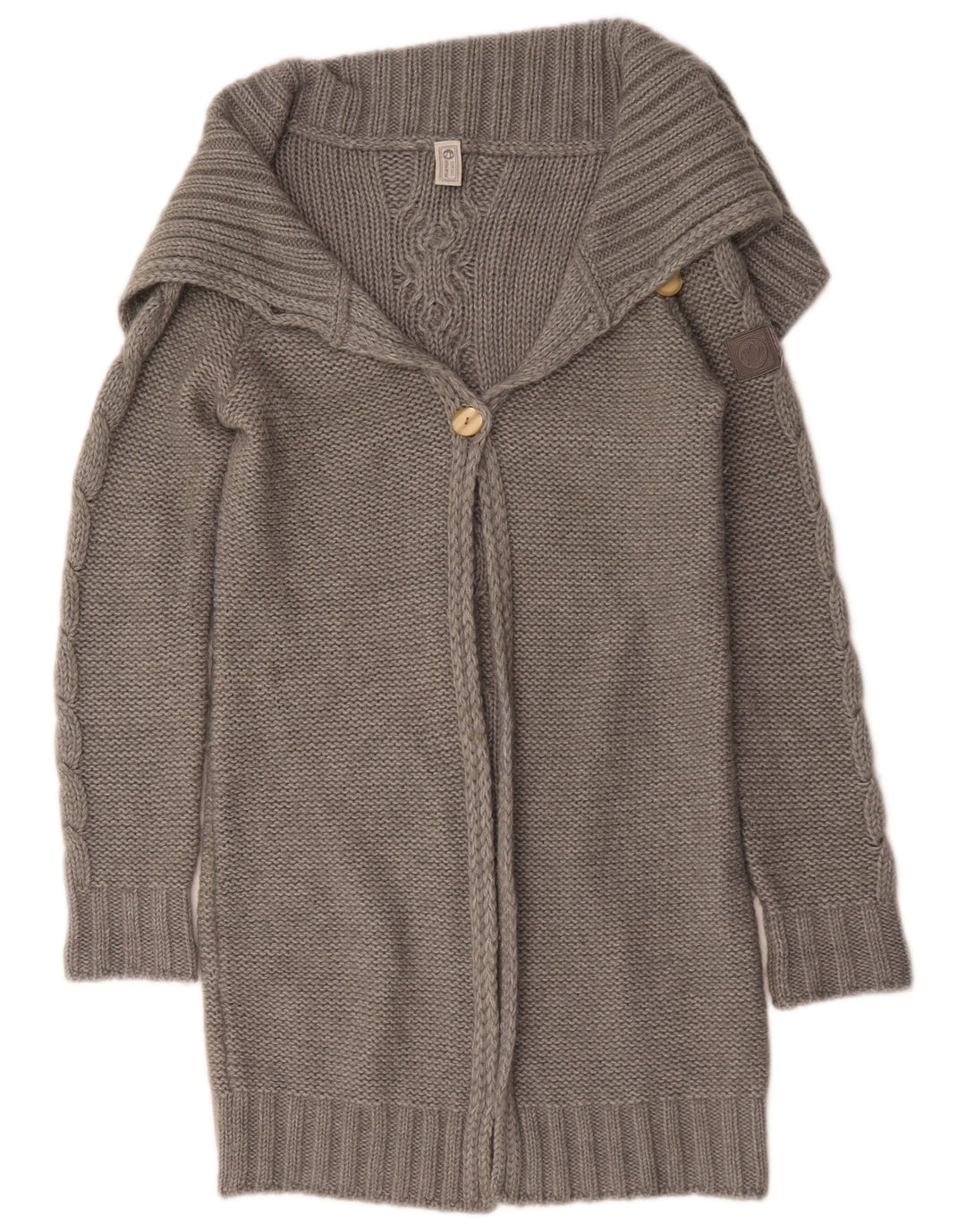 Murphy & Nye Womens Longline Cardigan Sweater UK 16 Large Grey