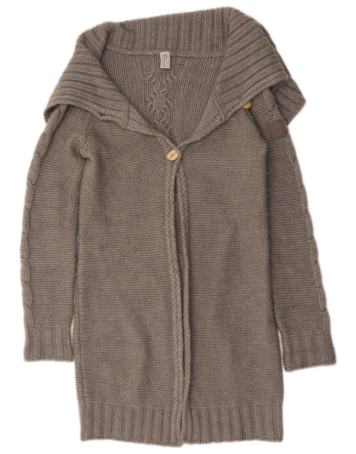 Murphy & Nye Womens Longline Cardigan Sweater UK 16 Large Grey