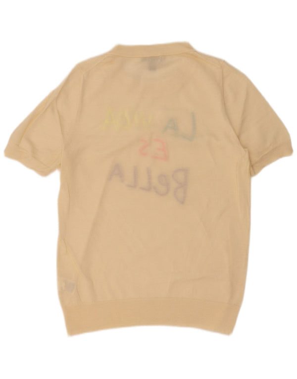 Γυναικείο πουλόβερ J. Crew Graphic Crew Neck Jumper UK 14 Large Off White