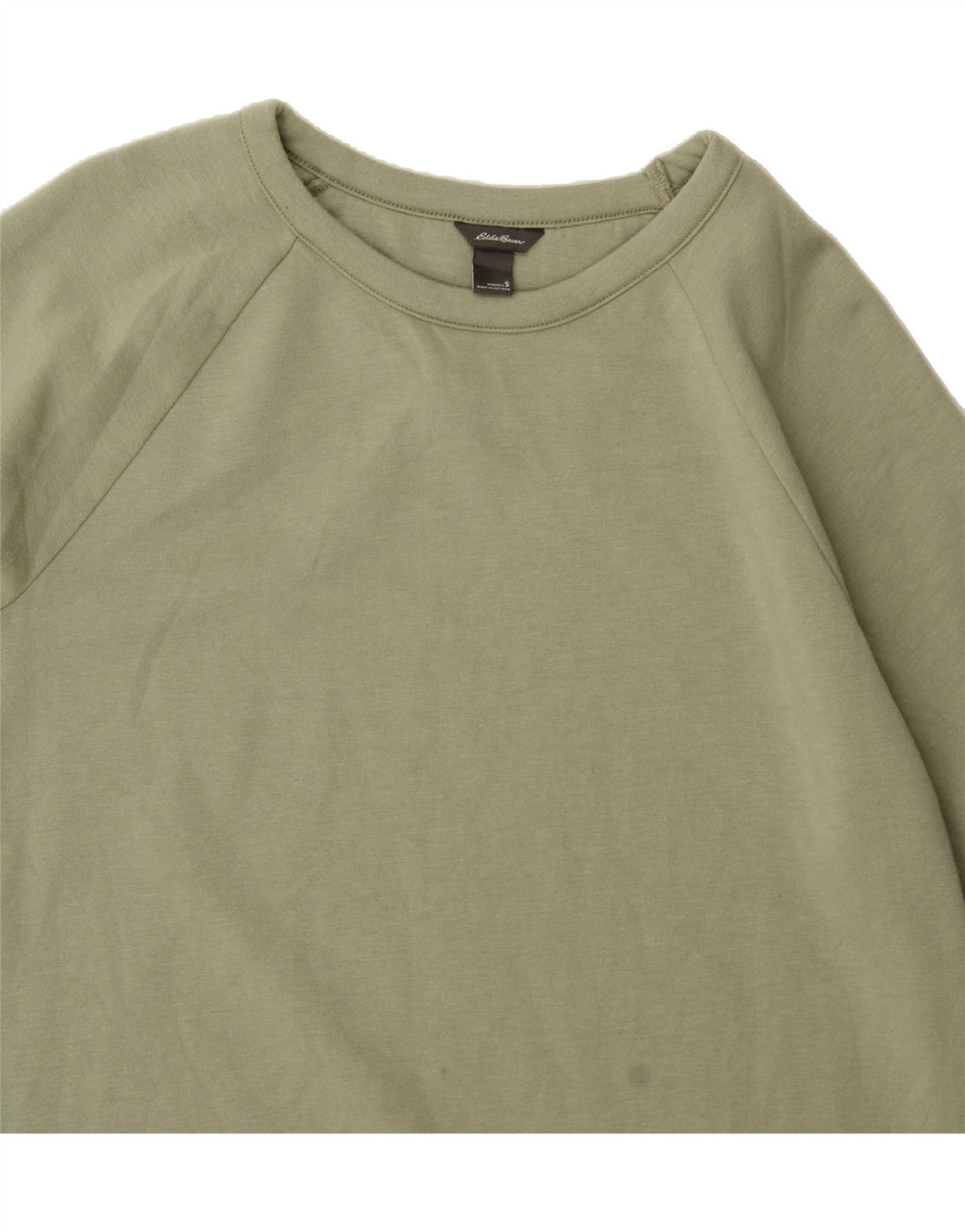 EDDIE BAUER Womens Oversized Sweatshirt Jumper UK 10 Small Green Polyester Vintage Eddie Bauer and Second-Hand Eddie Bauer from Messina Hembry 