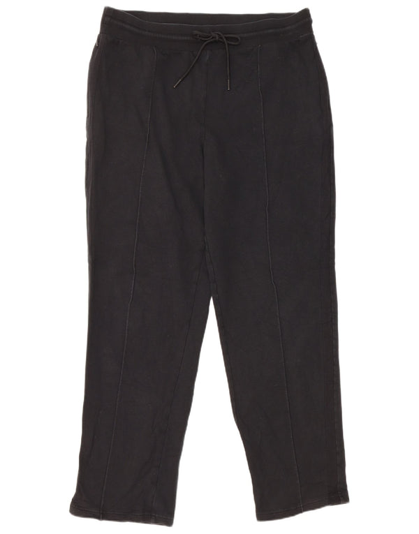 Marks & Spencer Pantalon de survêtement pour femme UK 16 Large Noir Coton