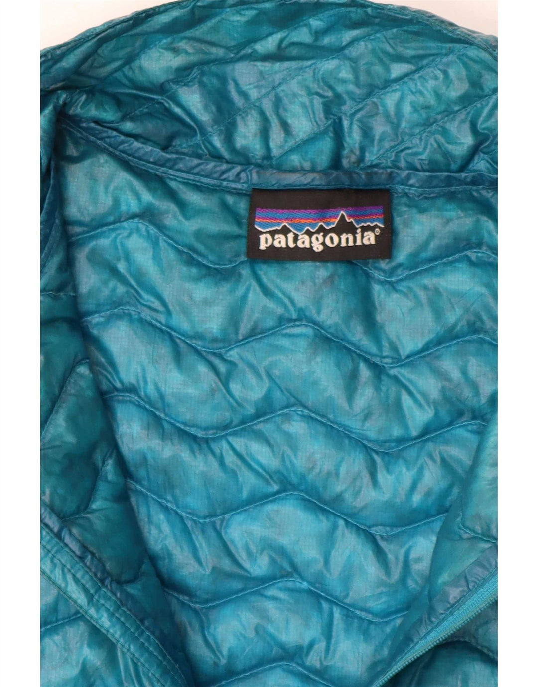 Patagonia Womens Pullover Padded Jacket UK 12 Medium Blue Synthetic