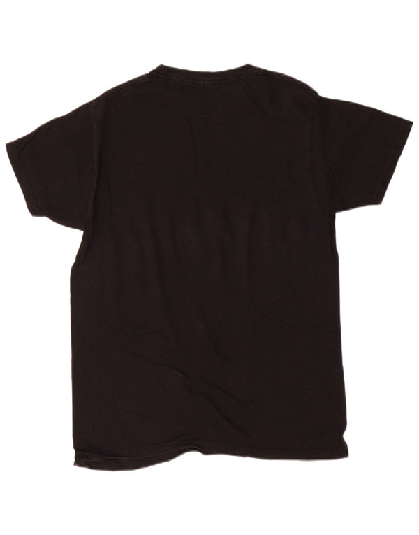 Billabong Hombre Camiseta Gráfica Top Small Algodón Negro