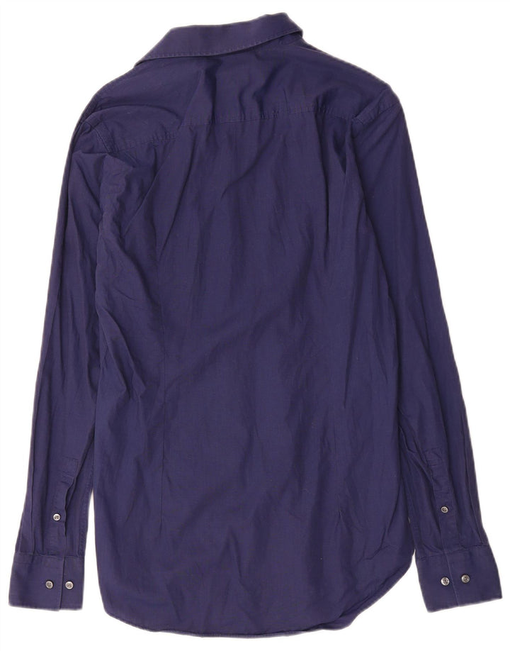 HUGO BOSS Mens Shirt Size 38 15 Medium Navy Blue