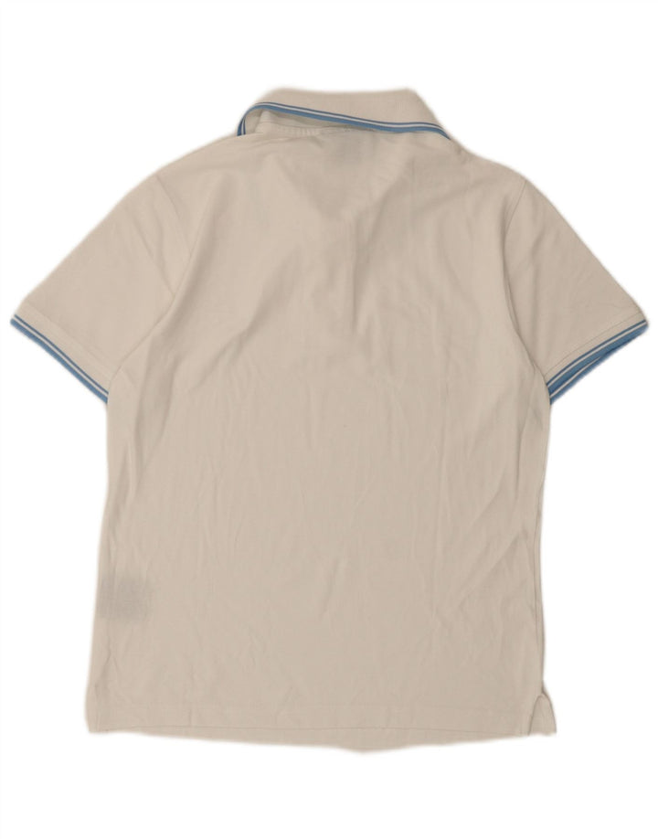 Diadora Mens Polo Shirt Small White Cotton
