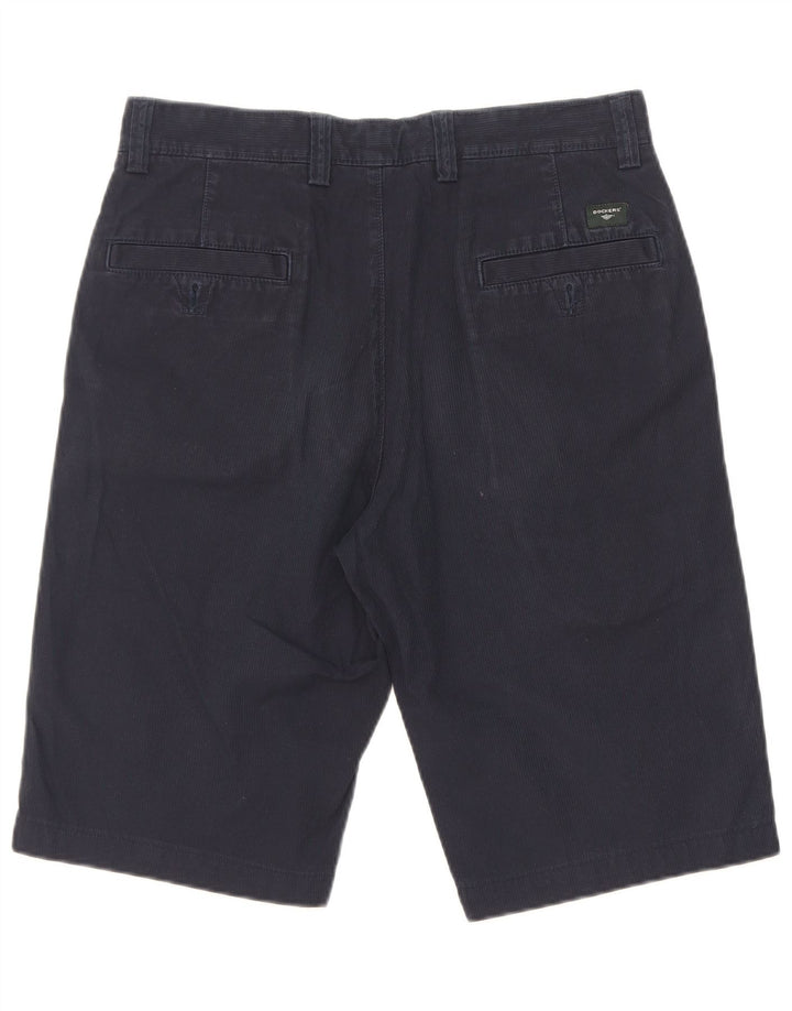 Dockers Mens Slim Fit Chino Shorts W30 Medium Navy Blue