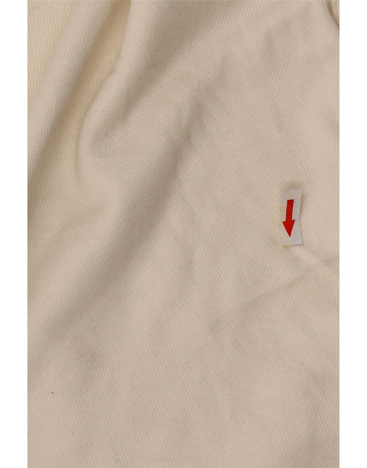 Zara Womens Top Long Sleeve UK 16 Large White Cotton