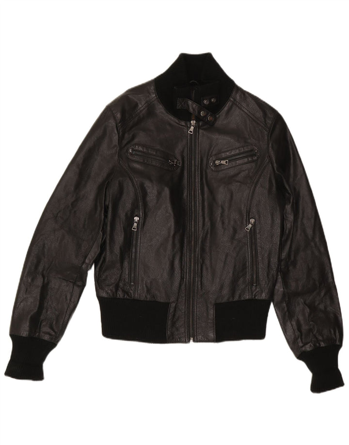 Jaqueta de couro feminina Conbipel IT 48 XL preta