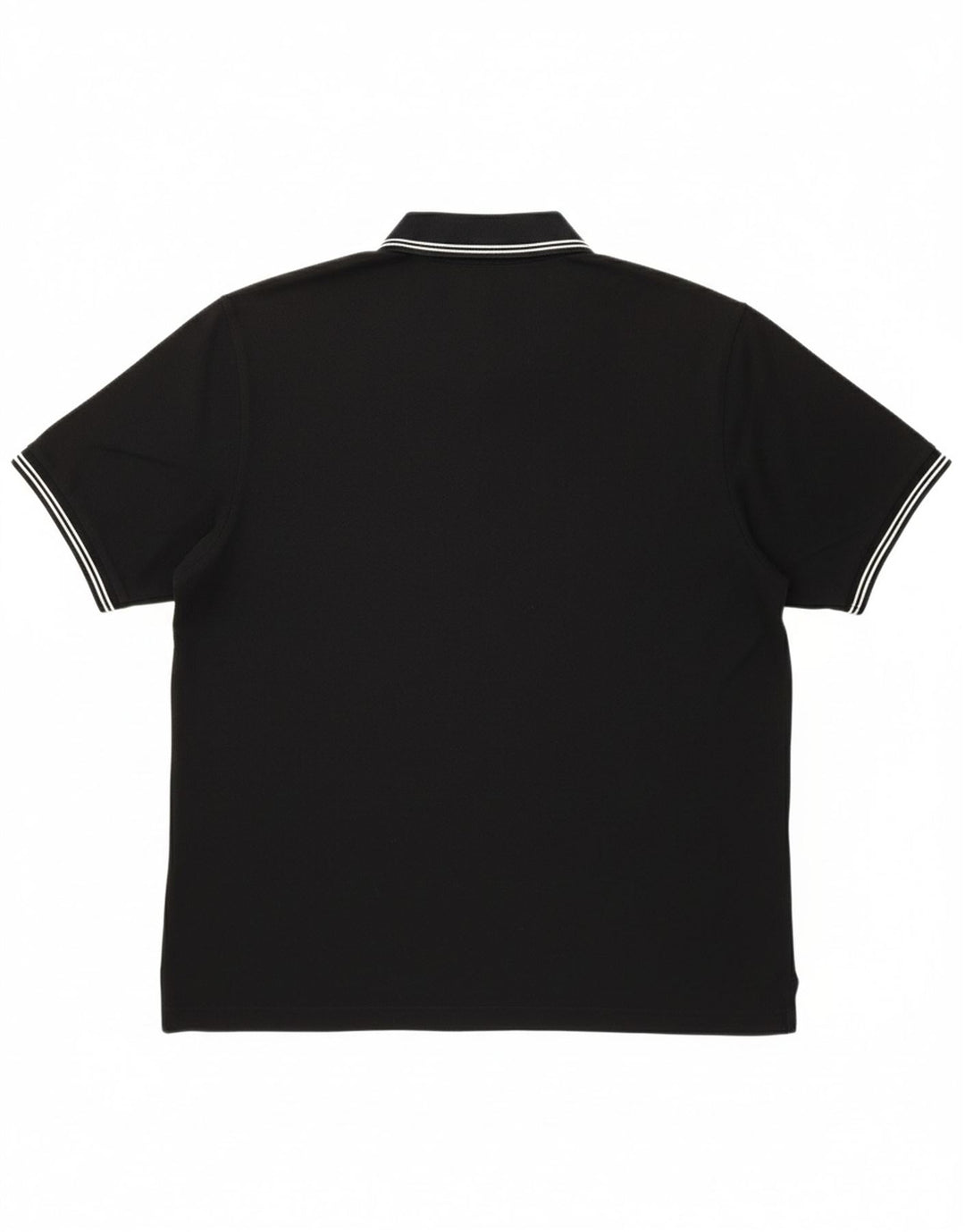 CHAMPION Mens Polo Shirt Large Black Cotton