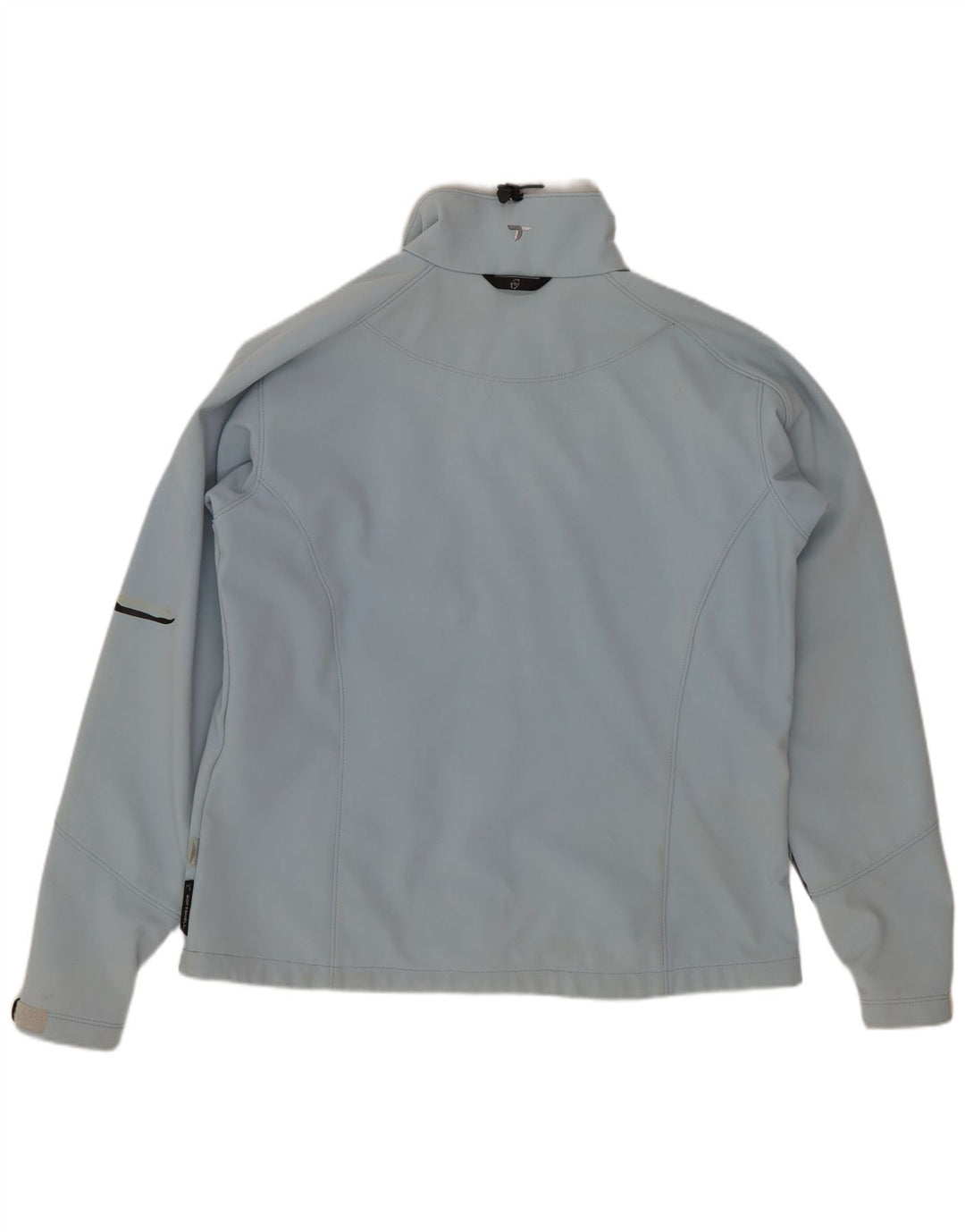 Columbia Womens Interchange Windbreaker Jacket UK 16 Large Blue Colourblock