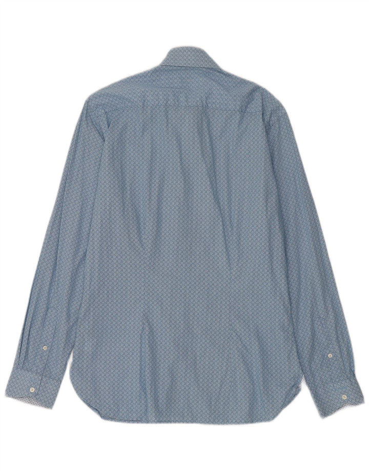 Ted Baker Chemise Homme Taille 15 1/2 Coton Floral Bleu Moyen