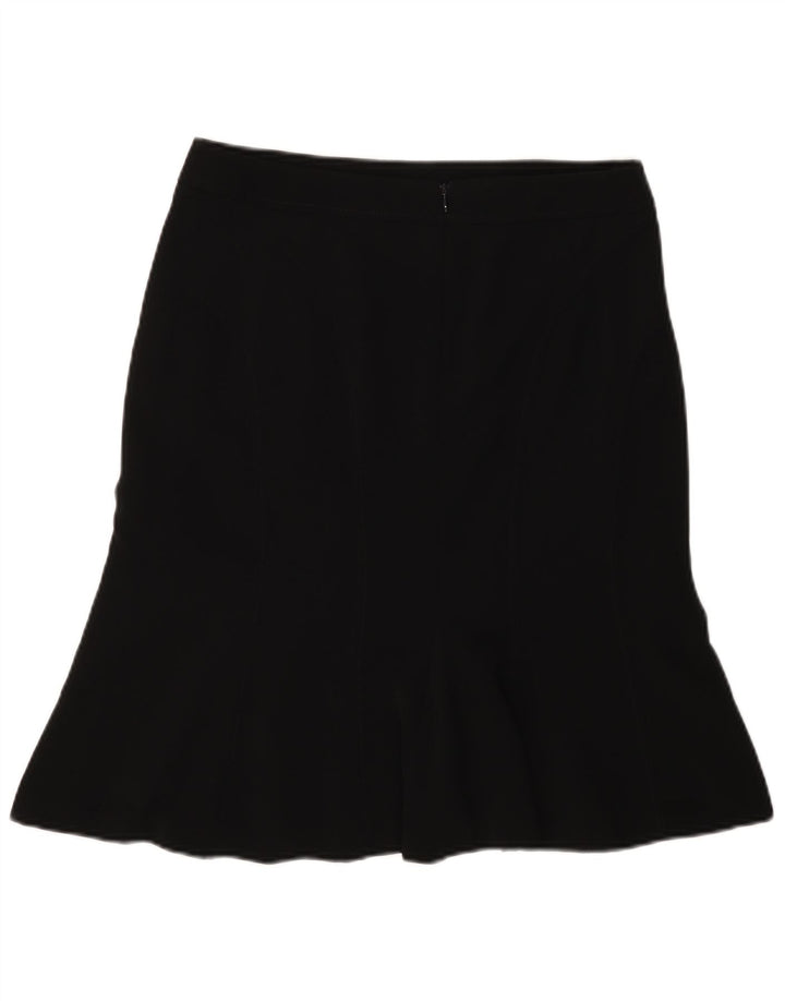 Luisa Spagnoli Womens Trumpet Skirt IT 44 Medium W30  Black Polyester