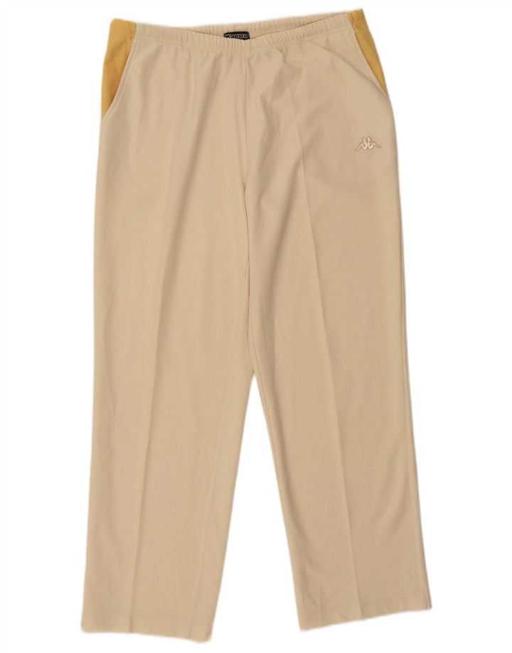 Kappa Womens Full Tracksuit UK 14 Medium  Yellow Colourblock Polyester