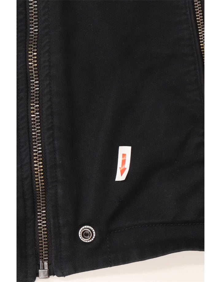 Giacca da motociclista da uomo Diesel UK 36 Small Cotone blu navy