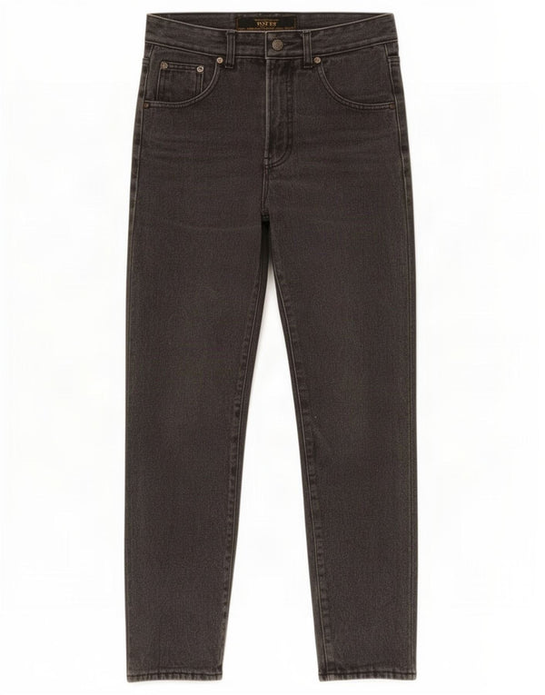 POP 84 Γυναικείο Tapered Jeans IT 42 Medium W28 L32 Γκρι βαμβακερό