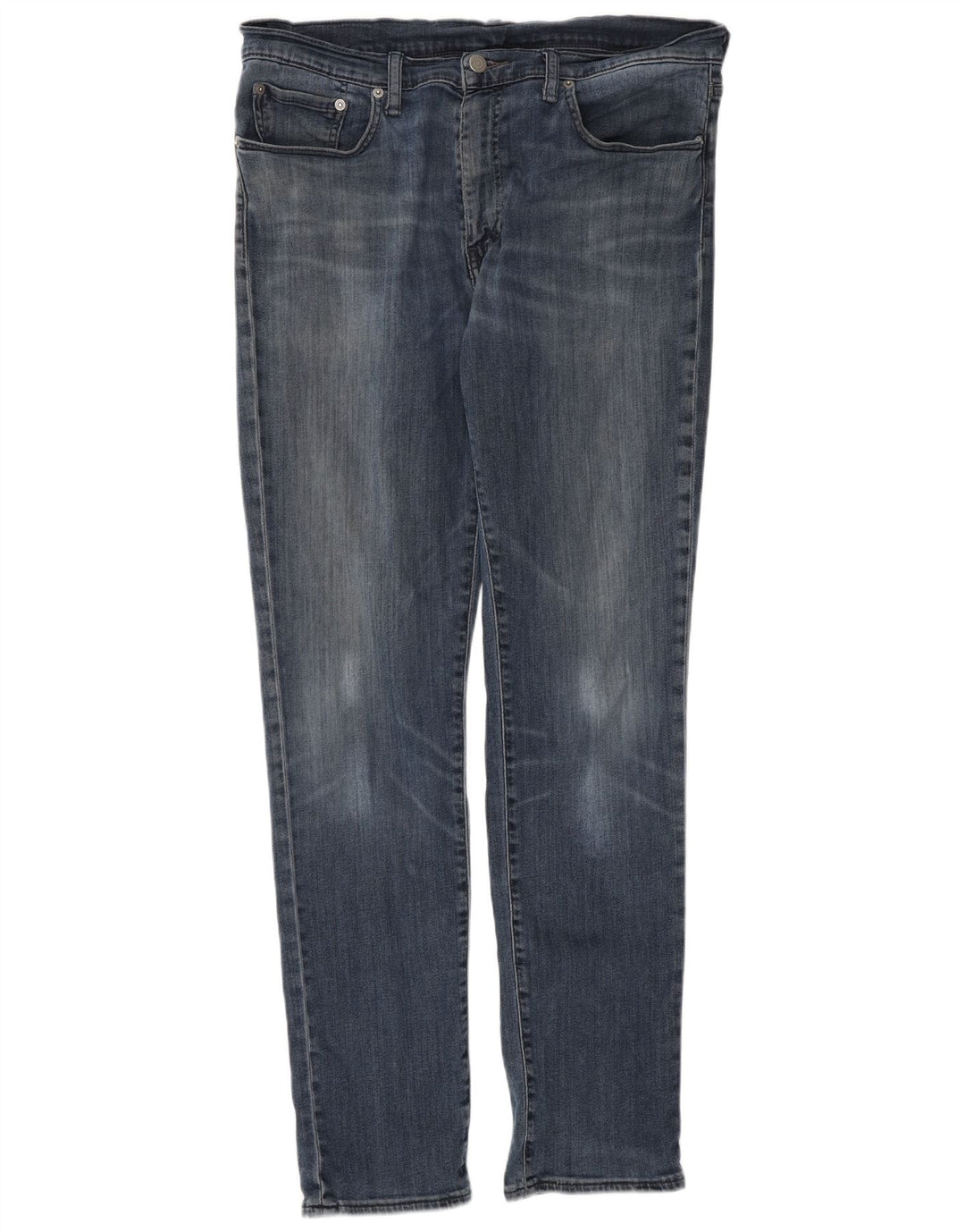 LEVI'S Mens Slim Jeans W36 L32 Blue Cotton