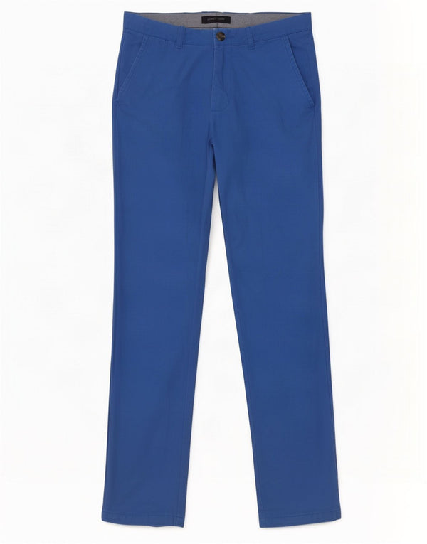 Tommy Hilfiger Herre Slim Chino Bukser W32 L34 Blå Bomuld