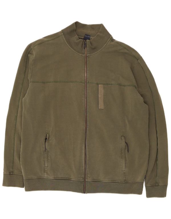 S.Oliver Chaqueta de Chándal para Hombre 2XL Algodón Caqui