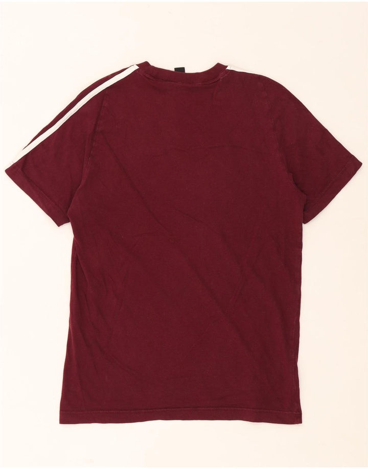 T-shirt ADIDAS da uomo Top piccola marrone in cotone