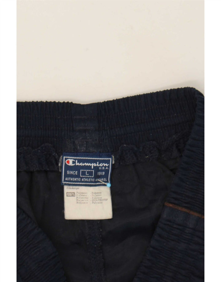 Champion Pantalon de Survêtement Cargo Homme Large Bleu Marine Polyester