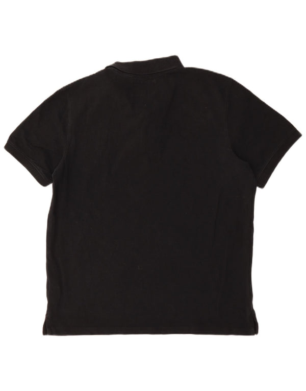 Polo da uomo dalla vestibilità classica Jack Wills, grande, in cotone nero