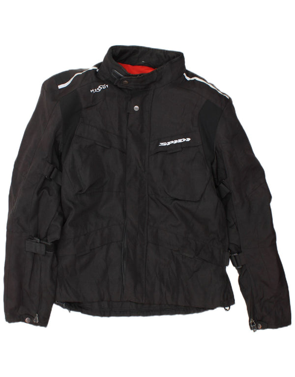 Giacca Spidi Graphic Moto Racer da uomo UK 40 Large Nera