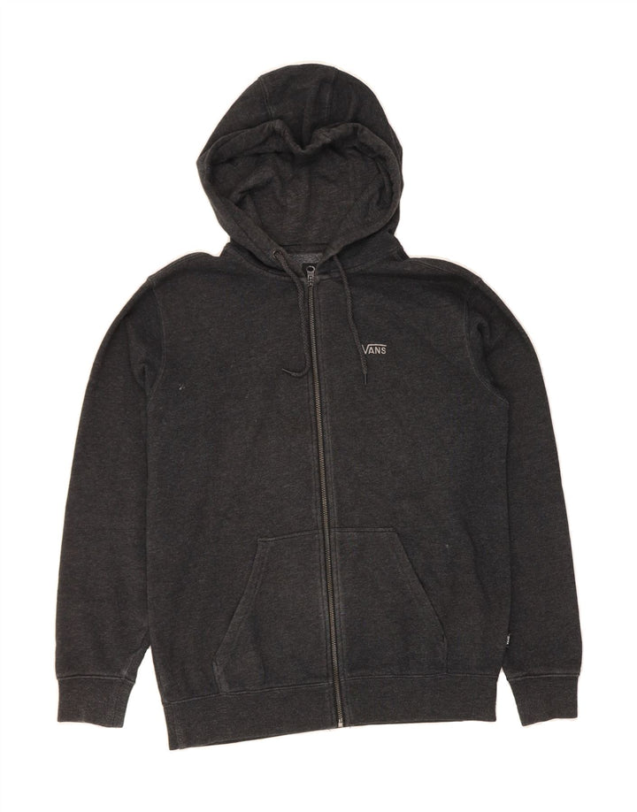 VANS Mens Zip Hoodie Sweater XS Grey Cotton Vintage Vans and Second-Hand Vans from Messina Hembry 