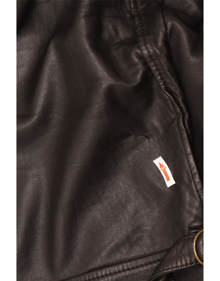 Henry Cottons Womens Hooded Oversized Jacket IT 42 Medium Black