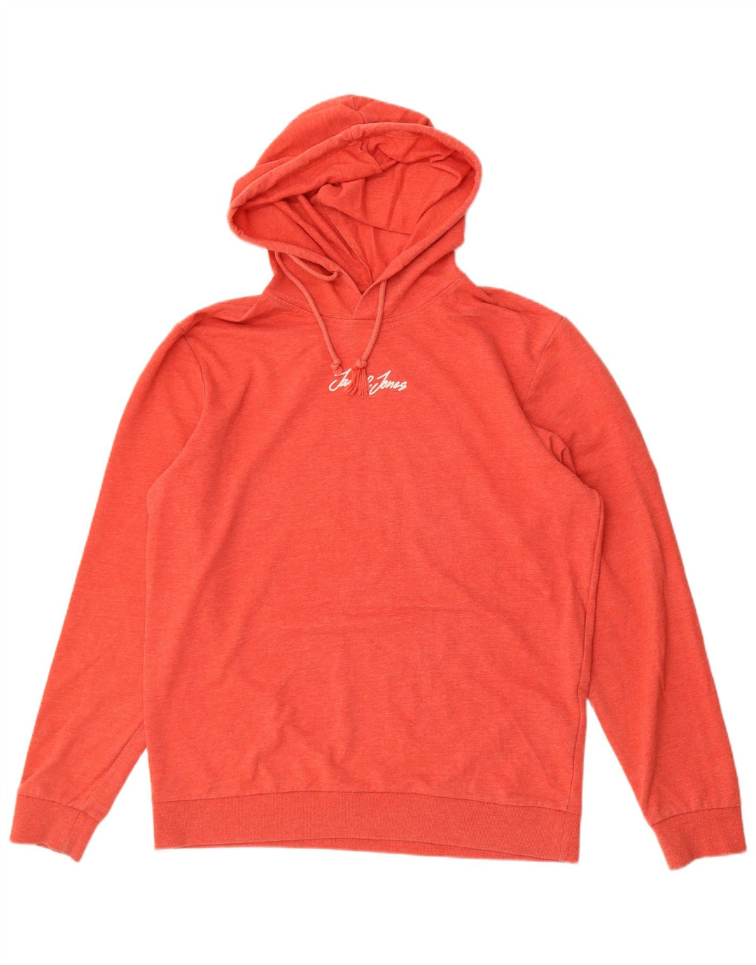 Jack & Jones Mens Hoodie Jumper XL Red Polyester
