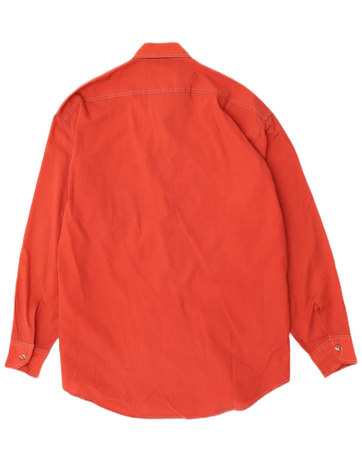 Vintage Mens Shirt Size 39/40 Medium Red