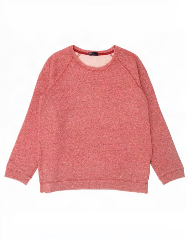 Felpa da donna Gap Jumper UK 16 Large in cotone chiazzato rosa