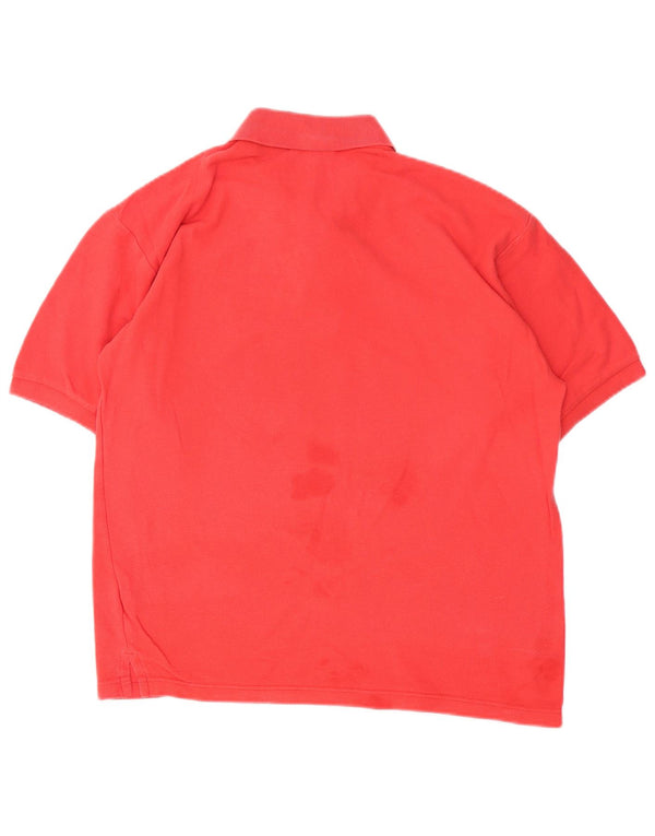 Fila Mens Polo Shirt Small Red Cotton