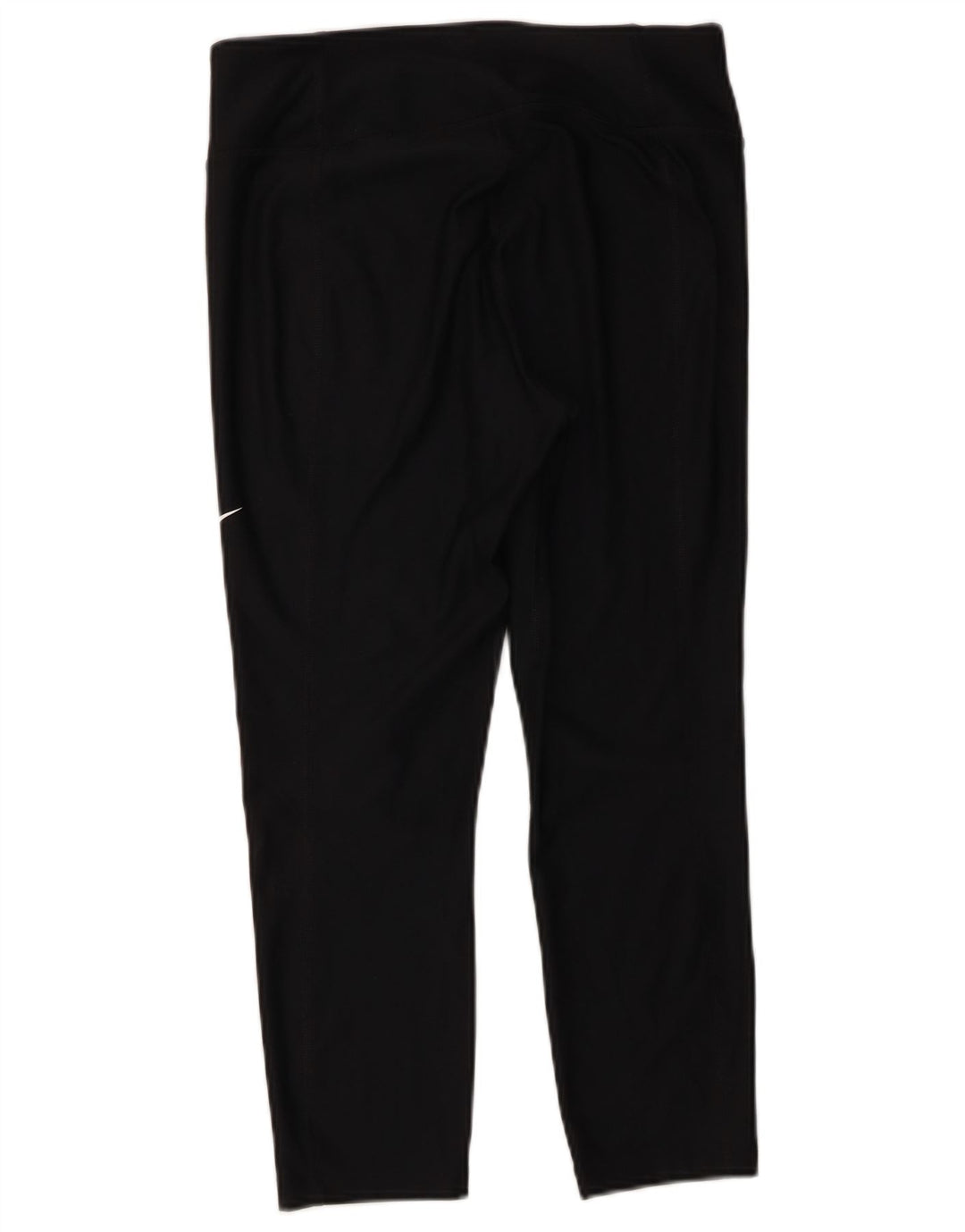 Damskie legginsy NIKE Dri Fit Capri UK 12, średni czarny poliester