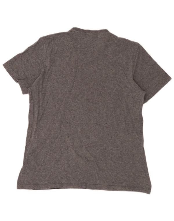Adidas T-Shirt Homme Gris Moyen Coton