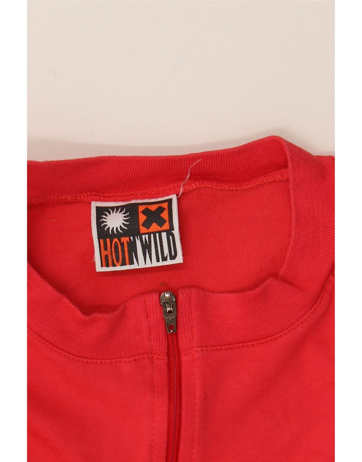 VINTAGE Mens Graphic T-Shirt Top IT 50 Medium Red Cotton Vintage Vintage and Second-Hand Vintage from Messina Hembry 