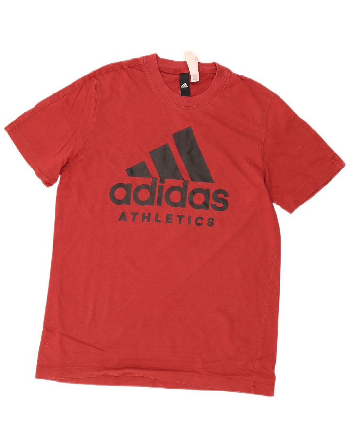 ADIDAS Grafisk T-shirt til mænd, medium rød