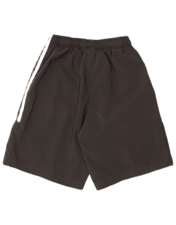 Pantaloncini sportivi Adidas da uomo vestibilità regolare piccoli W27 L9 sportivi in poliestere grigio