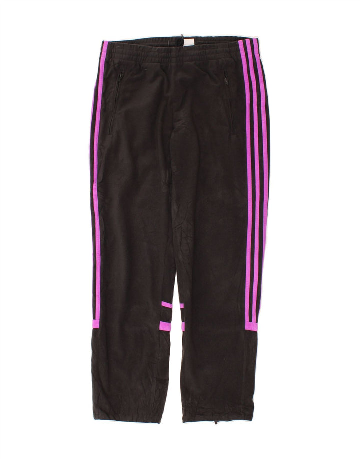 ADIDAS Womens Tracksuit Trousers UK 8 Small Black Polyester Vintage Adidas and Second-Hand Adidas from Messina Hembry 