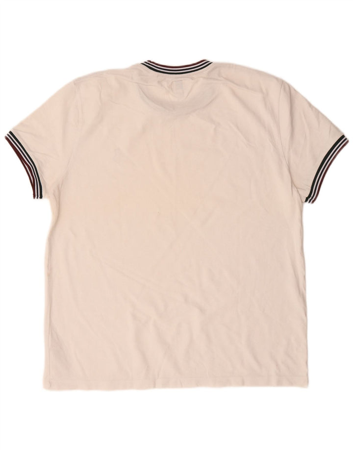 Jack Wills Mens T-Shirt Top Large White Cotton