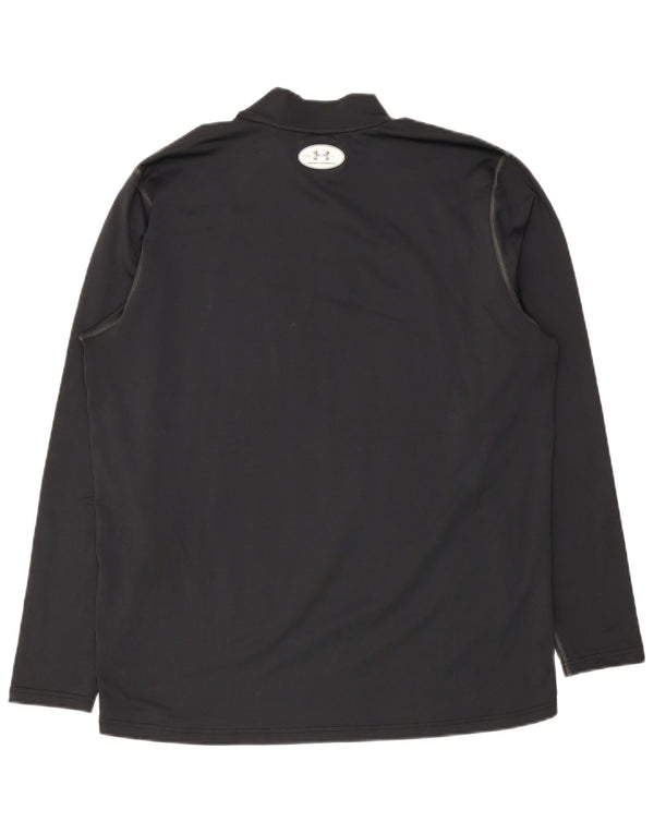 Under Armour Mens Cold Gear Top Long Sleeve 2XL Black