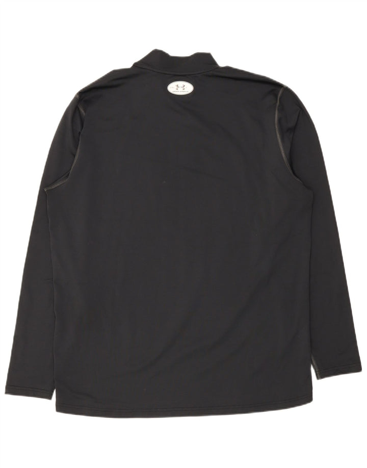 Under Armour Mens Cold Gear Top Long Sleeve 2XL Black