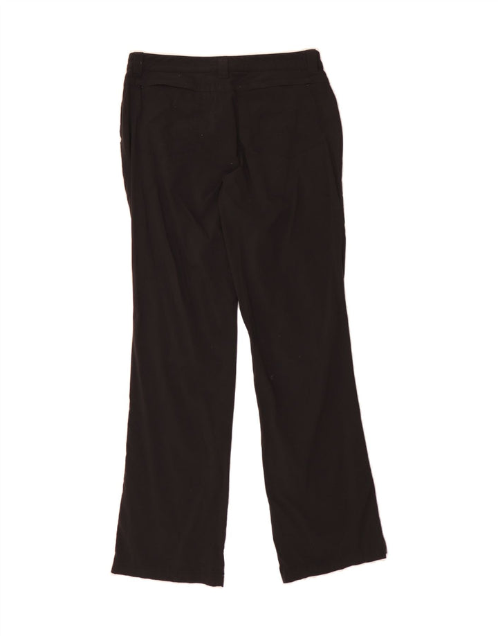 EDDIE BAUER Womens Straight Cargo Trousers US 6 Medium W32 L32 Black Nylon Vintage Eddie Bauer and Second-Hand Eddie Bauer from Messina Hembry 