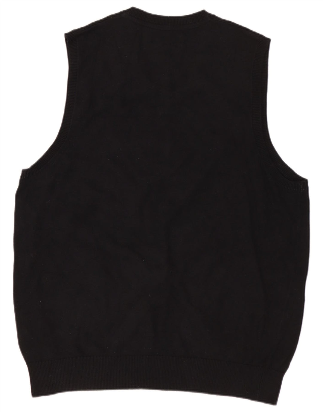 Marks & Spencer Herren-Weste-Tanktop aus mittelschwarzer Baumwolle
