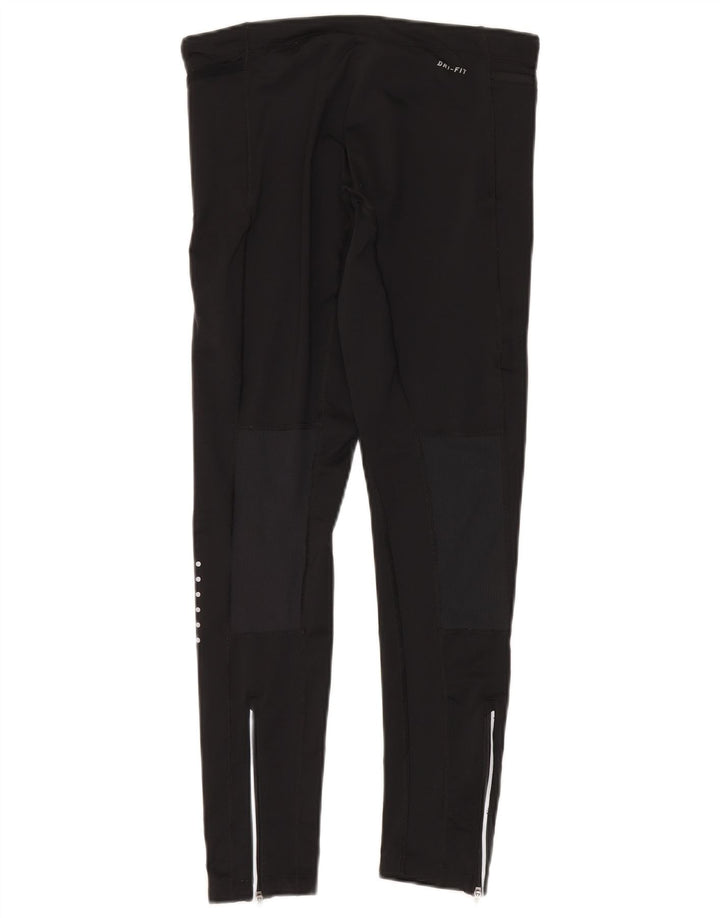 Nike Leggings Femme UK 44 Medium Noir Polyester Sports