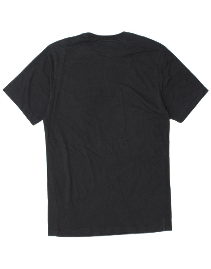 JORDAN Mens Graphic T-Shirt Top Small Black Cotton