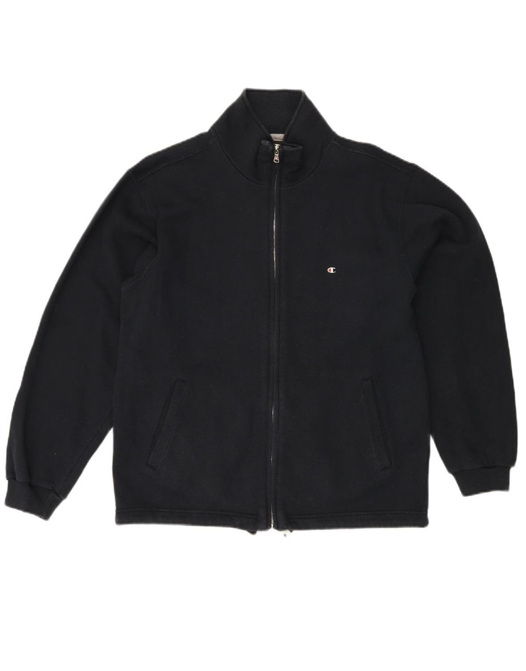 CHAMPION Mens Tracksuit Top Jacket Medium Black Cotton Vintage Champion and Second-Hand Champion from Messina Hembry 