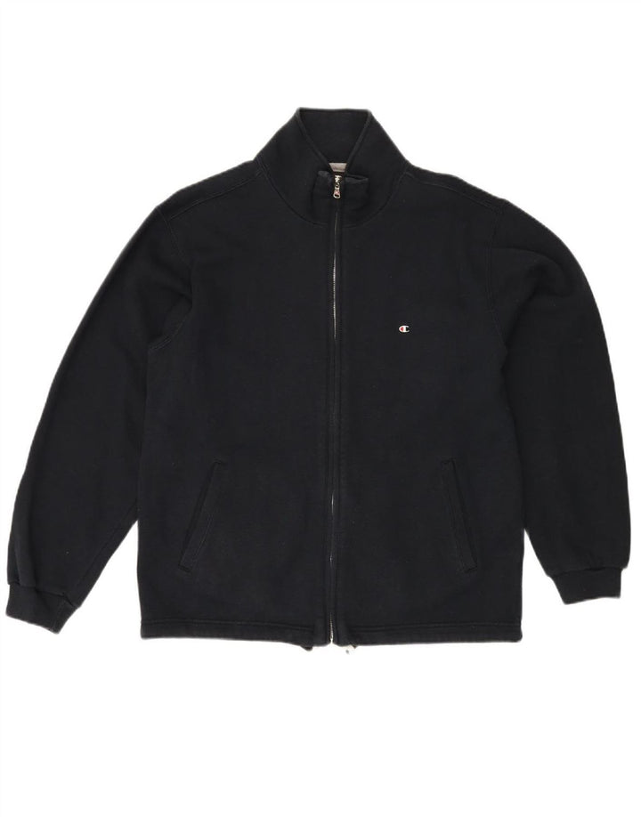 CHAMPION Mens Tracksuit Top Jacket Medium Black Cotton Vintage Champion and Second-Hand Champion from Messina Hembry 