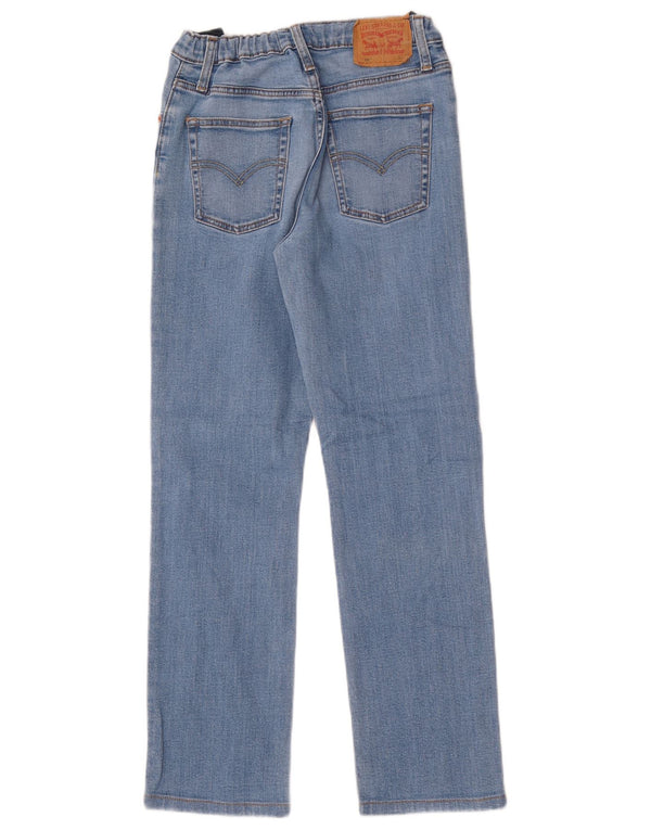 Levi's Ragazzi 501 Jeans dritti invecchiati 13-14 anni W28 L27 Blu